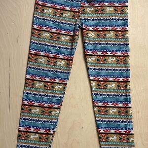 TRUE ROCK Multicolor Patterned Kids Leggings